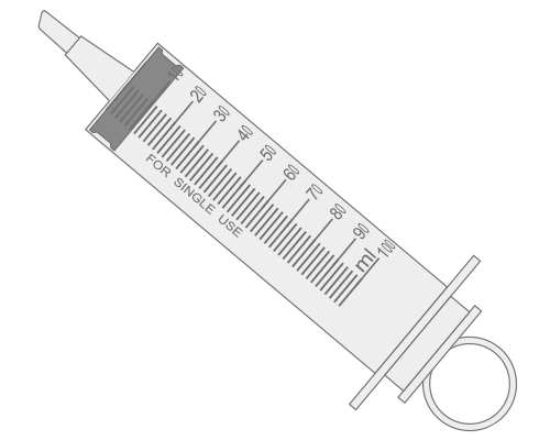 Medy Plastic Syringe 100ml