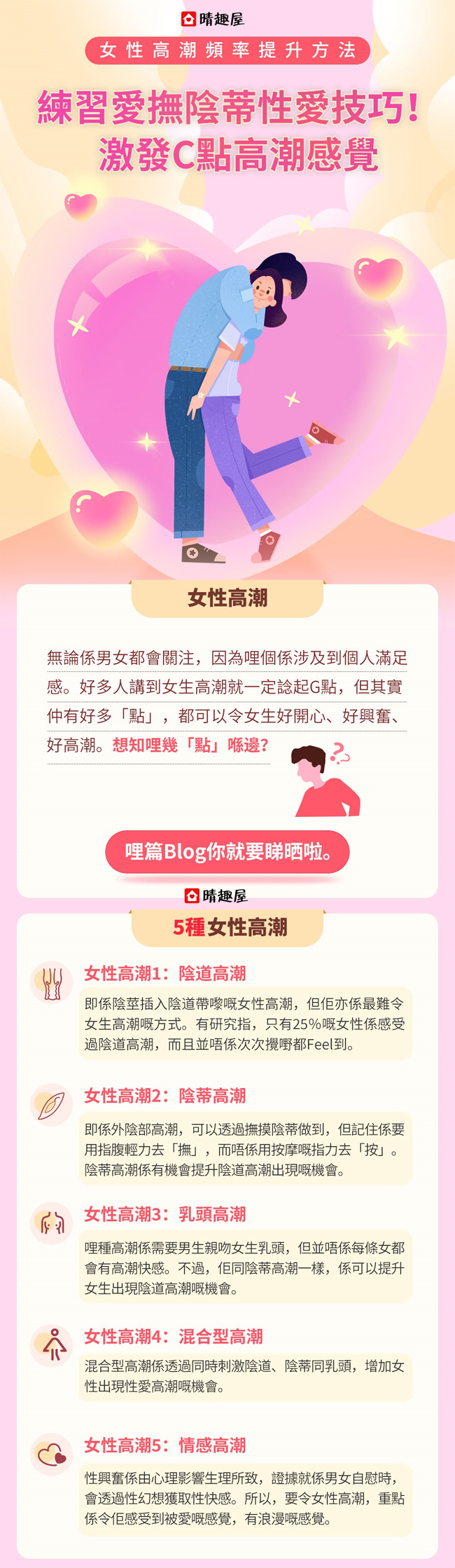 女性高潮頻率提升方法