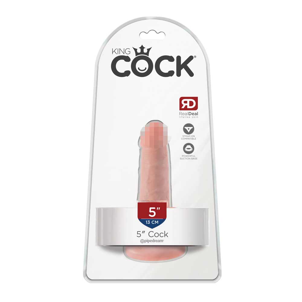 adult loving｜Pipedream King Cock 5 inch Realistic Dildo with Suction Base