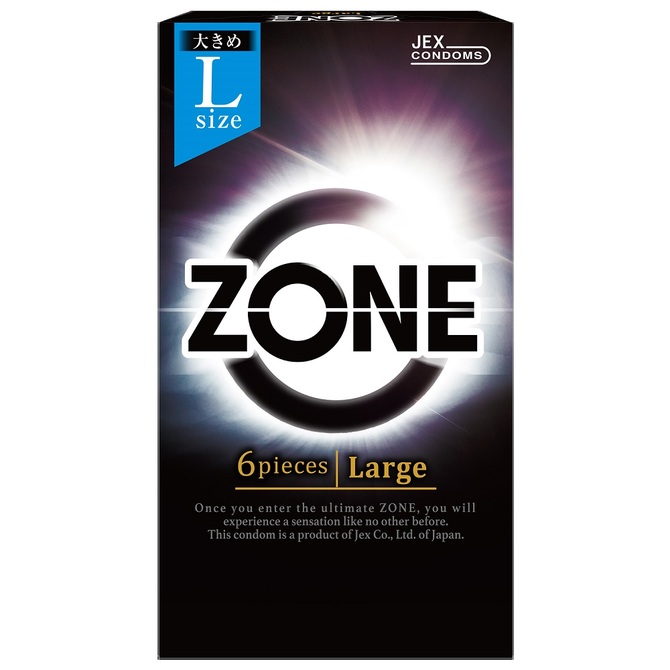 Jex Zone Condom Large 6pcs