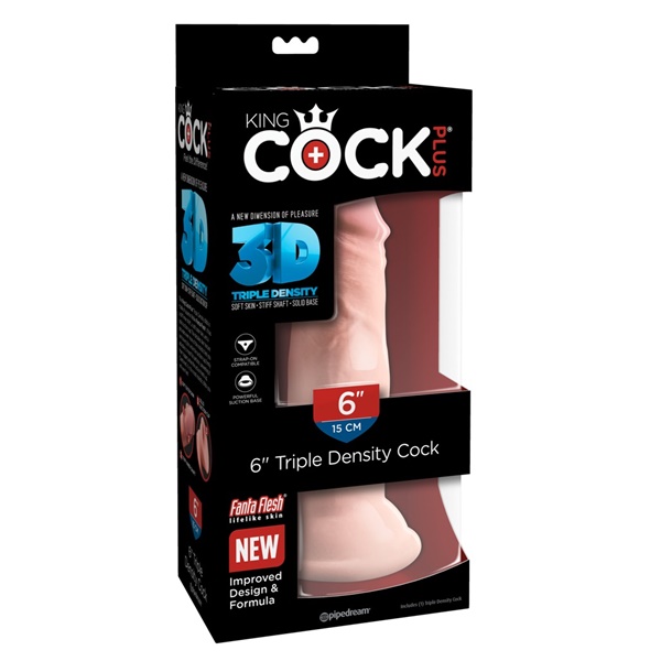 晴趣屋｜King Cock Plus 6吋仿真陰莖