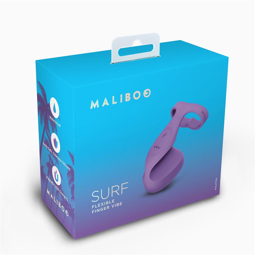 adult loving｜Maliboo Surf Flexible Finger Clitoral Vibe Purple