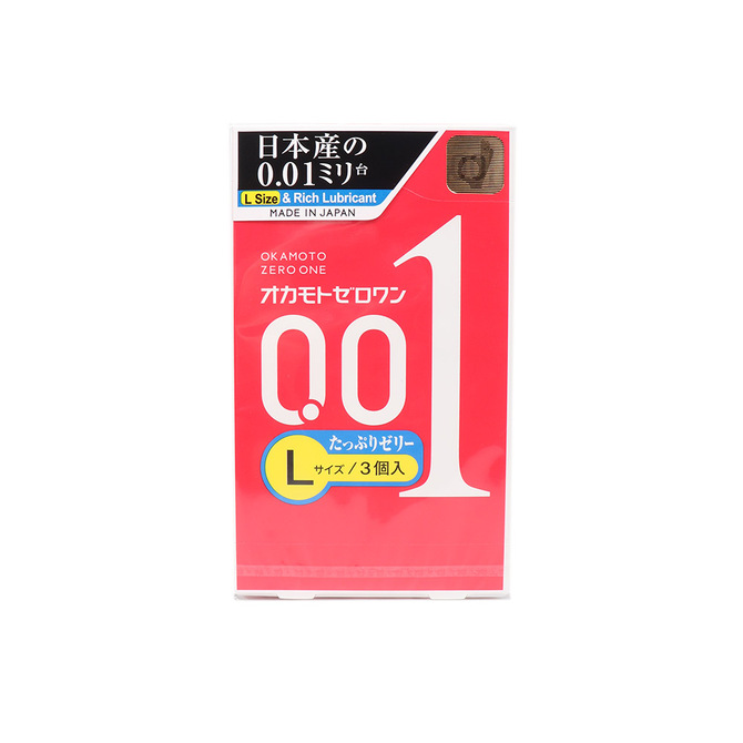 adult loving｜Okamoto 0.01 L Size Jelly Moisturizing Condom