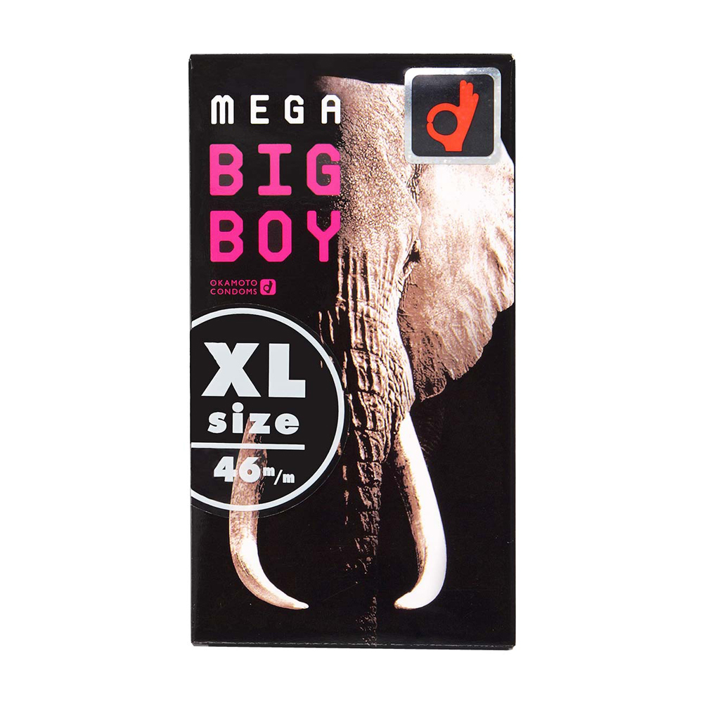 Okamoto Mega Big Boy 46mm XL Size Condom 12pcs - Adult Loving
