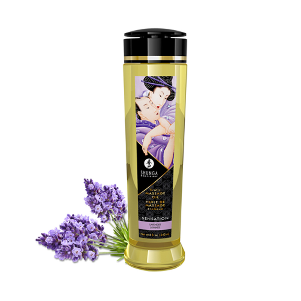 adult loving｜Shunga Erotic Massage Oil - Sensation Lavender - 240ml