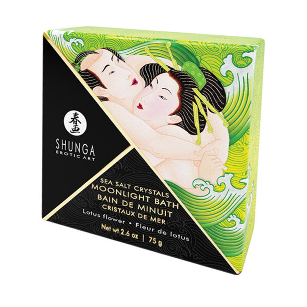 adult loving hk｜Shunga Moonlight Bath Sea Salt Lotus Flower 75g