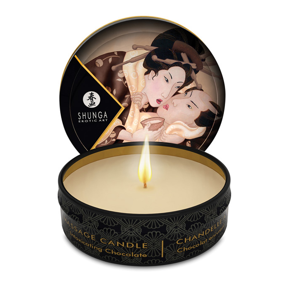 adult loving｜Shunga Mini Massage Candle - 1 oz Chocolate