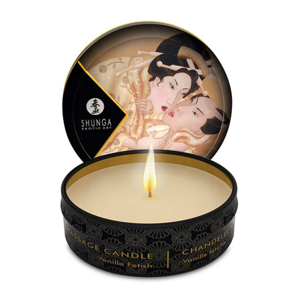 adult loving｜Shunga Mini Massage Candle - 1 oz vanilla