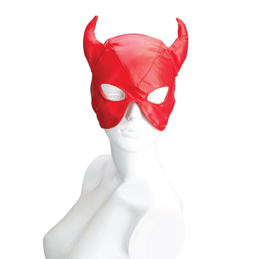 晴趣屋｜ S&M Essentials Devil Horns Leather Mask