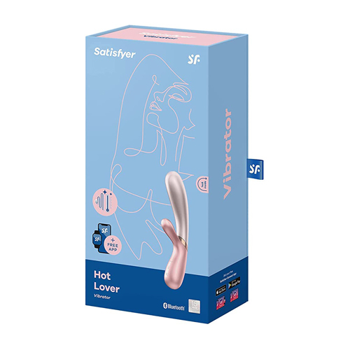 Satisfyer Hot Lover 雙頭兔耳按摩棒 粉色