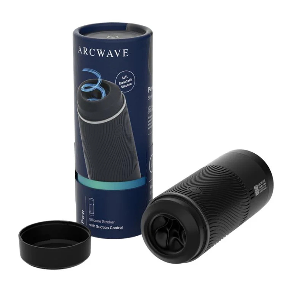 Arcwave Pow Masturbator Sleeve Black - Adult Loving