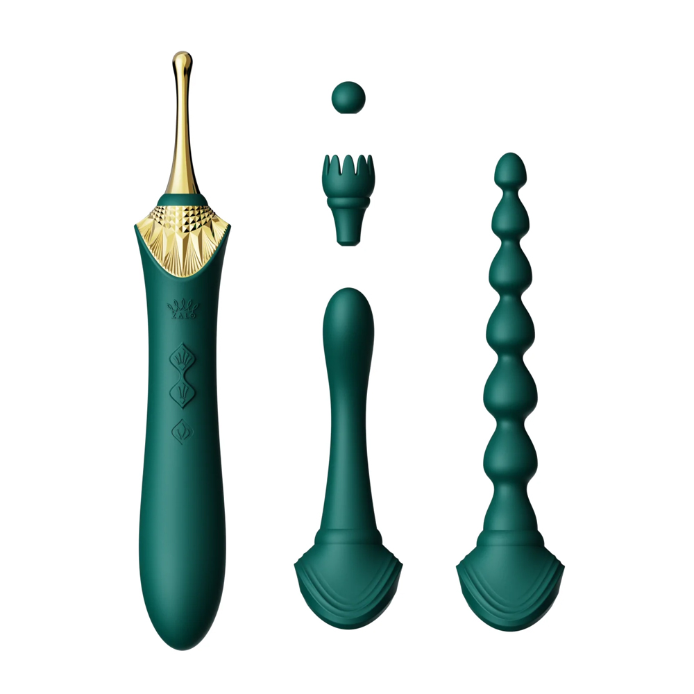 Zalo Bess 2 Clitoral Massager Green - Adult Loving