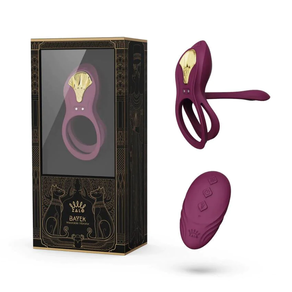 Zalo Beyak Vibrating Couples Ring purple - Adult Loving