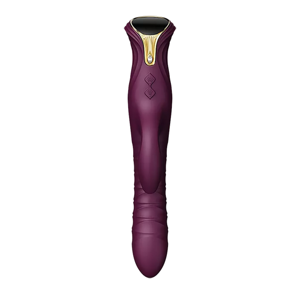 Zalo Mose Thrusting Rabbit Vibrator Purple - Adult Loving