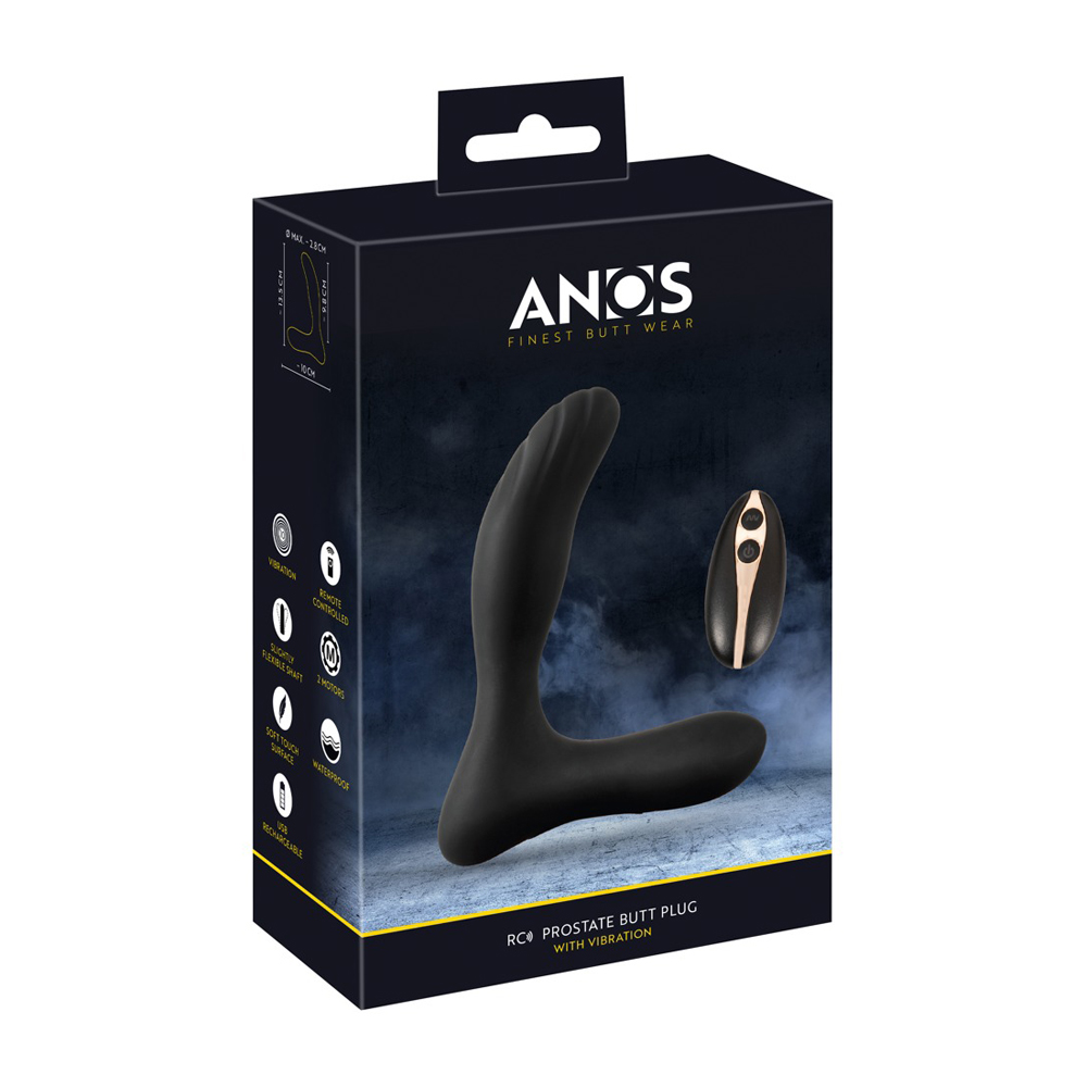 Anos RC Prostate Plug with Vibrationn - Adult Loving