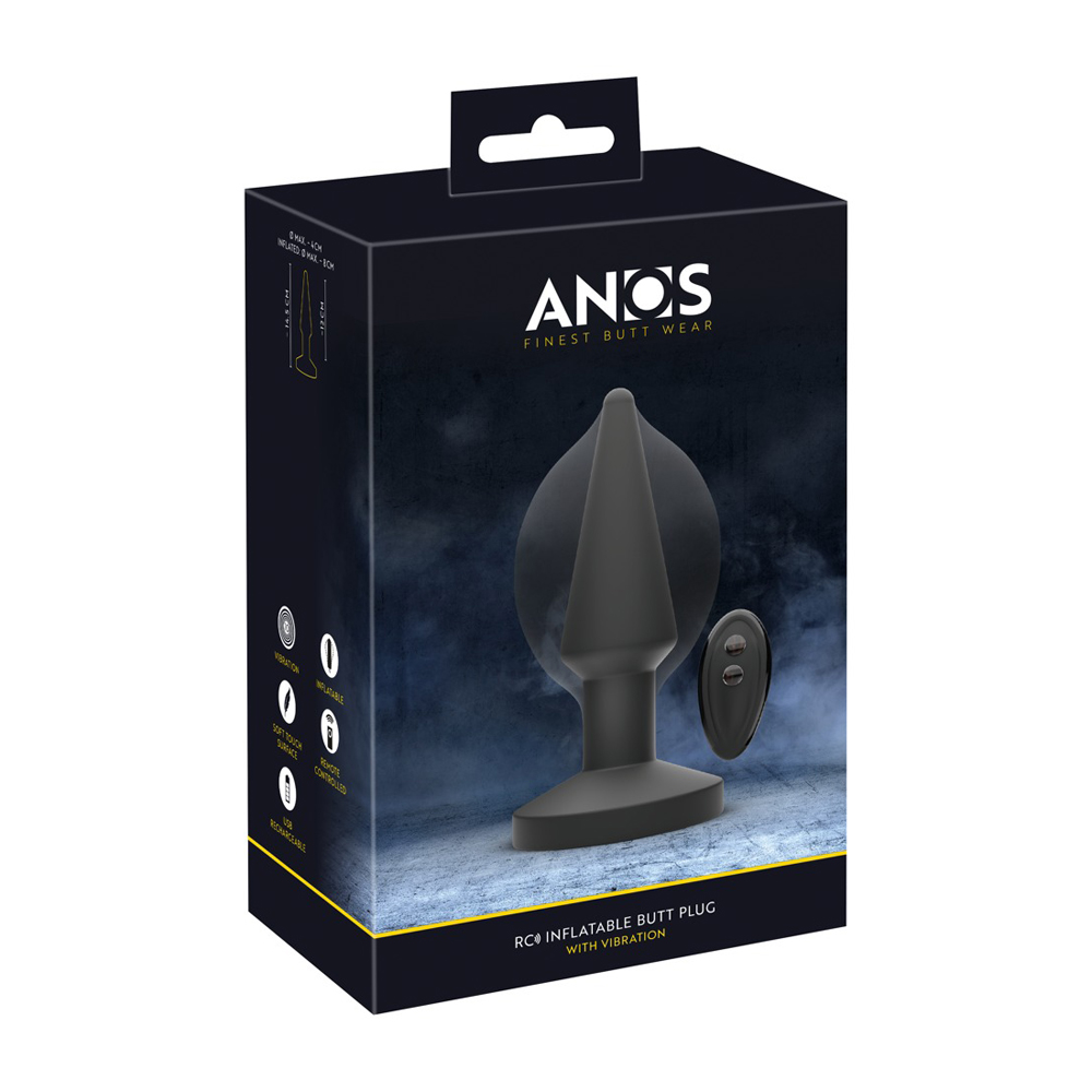 Anos RC Inflatable Plug with Vibration - Adult Loving