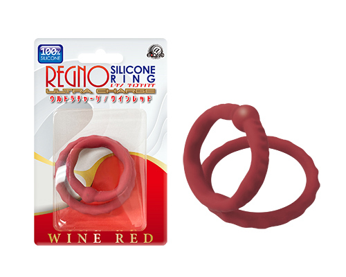 adult loving hk｜Regno Silicone Ring Ultra Charge Wine Red