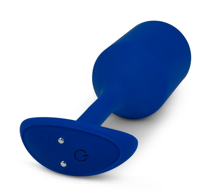 晴趣屋｜b-Vibe Vibrating Snug Plug 震動後庭塞 XL 碼 藍色