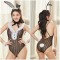 Four-piece Bunny Babe Costume