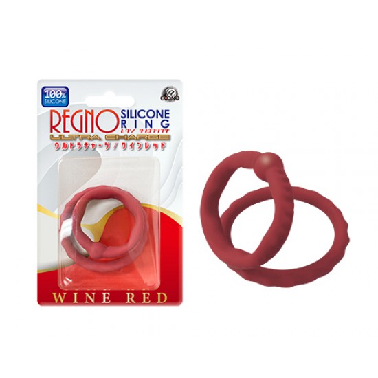 Regno Silicone Ring Wine Red