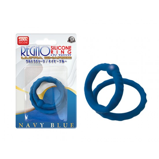 Regno Silicone Ring Navy Blue