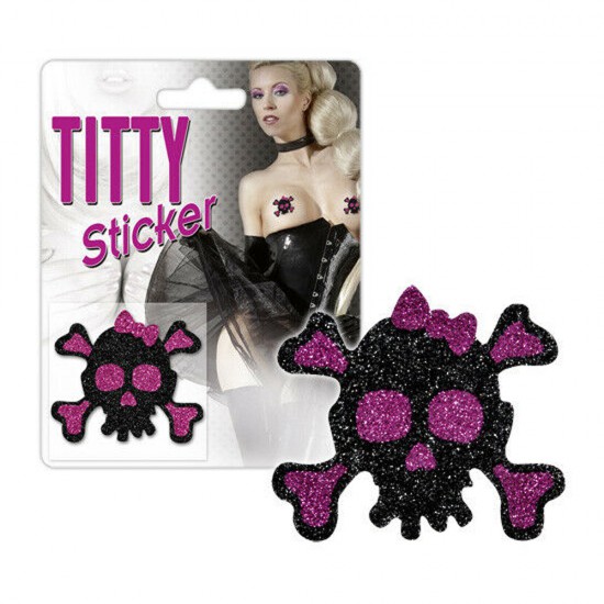 Titty Sticker Nipple Cover Skull
