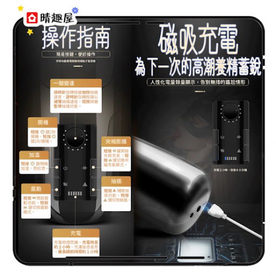 Erocome Monoceros 麒麟座 旋轉夾吸飛機杯 Erocome Monoceros 麒麟座 旋轉夾吸飛機杯