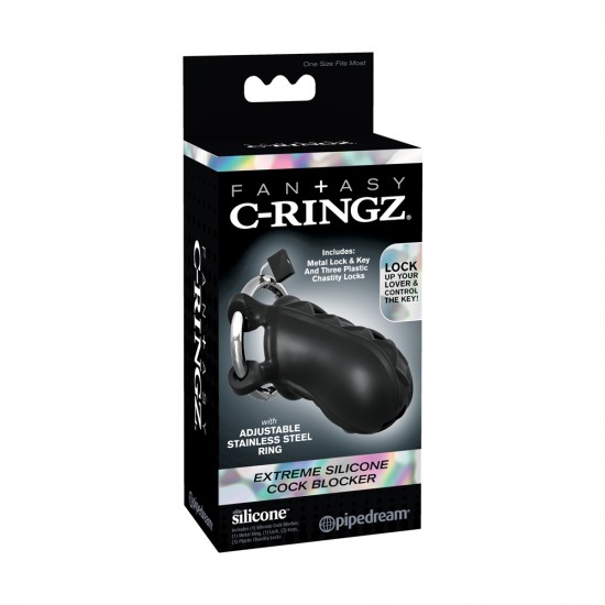 Pipedream C-Ringz Extreme Silicone Cock Blocker