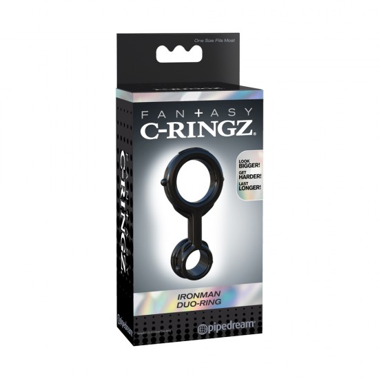 Pipedream C-Ringz Ironman Duo-Ring for Cock Pipedream C-Ringz Ironman Duo-Ring for Cock