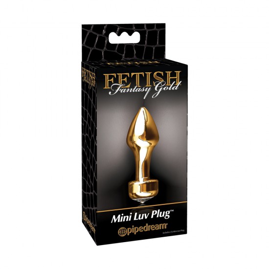 Pipedream Fantasy Gold Mini Luv Plug