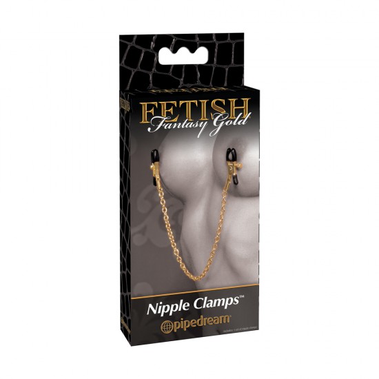 Pipedream Fantasy Gold Nipple Clamps