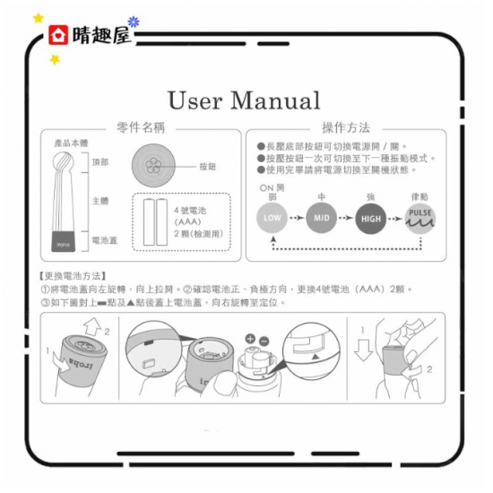 Iroha Rin HANAKOGANE 震動器