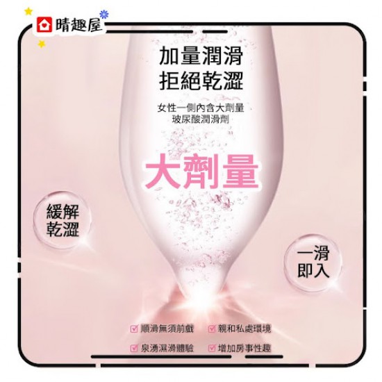 Jex 魅力蝴蝶 豐潤型 乳膠安全套 8片裝