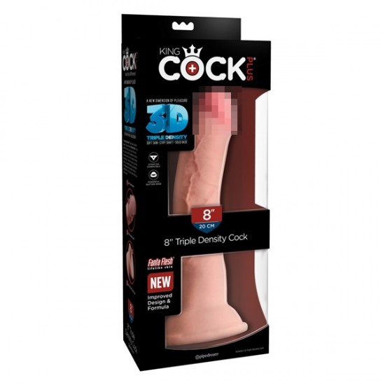 King Cock Plus 8 Inches Triple Density Cock King Cock Plus 8 Inches Triple Density Cock