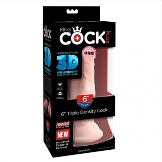King Cock Plus 6吋仿真陰莖 King Cock Plus 6吋仿真陰莖