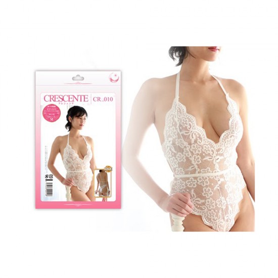 Crescente Sexy White Lace Teddy