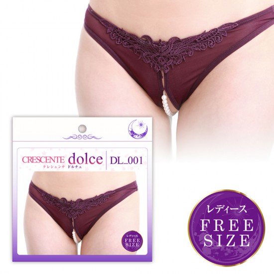 Crescente Dolce DL-001 紫色珍珠內褲