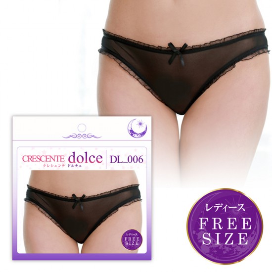 Crescente Dolce 006 Sexy Lace Black Open Bullock