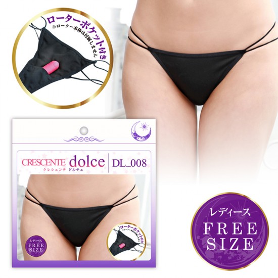 Crescente Dolce 008 Sexy Lace Black Thong Crescente Dolce 008 Sexy Lace Black Thong