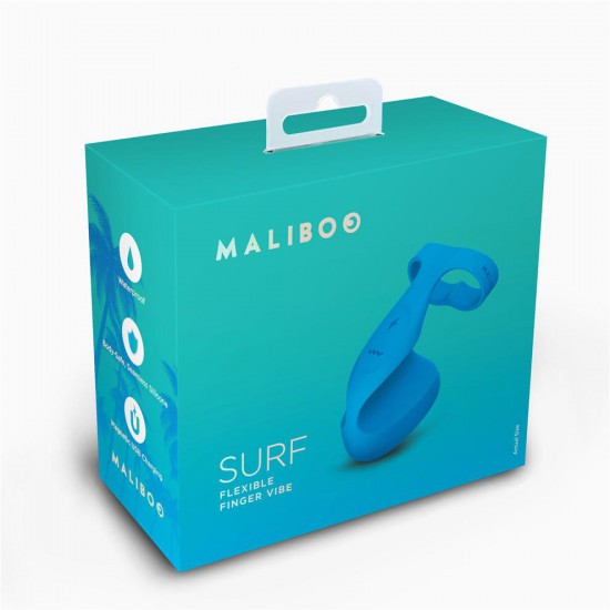 Maliboo Surf 手指陰蒂震動器 藍色