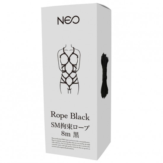NEO SM restraint rope black 8m