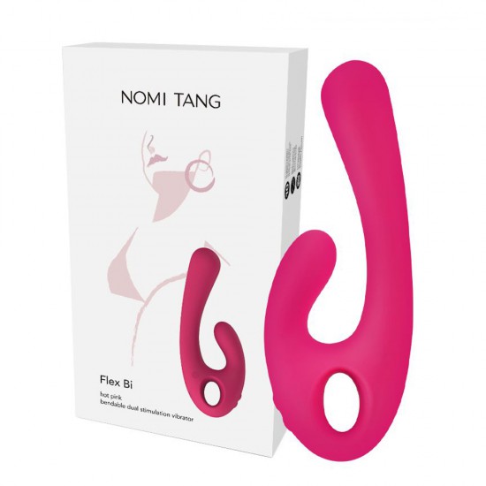Nomi Tang Flex Bi 彈性震動按摩器 熱情粉色