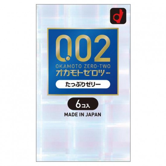 日本版岡本0.02雙倍水潤安全套6個裝