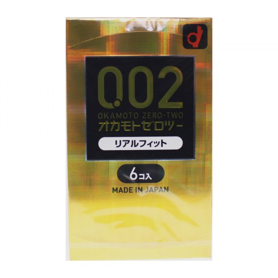 Okamoto Real Fit 0.02 6 pcs Condom