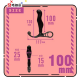 PPP Mesuiki 後庭塞 100mm PPP Mesuiki 後庭塞 100mm