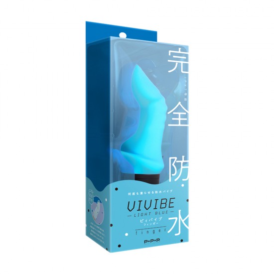 PPP Vivibe Finger Waterproof Vibrator Blue