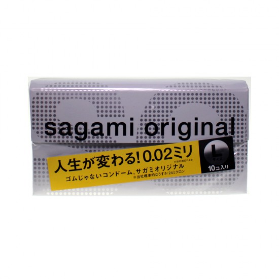 Sagami Original 0.02 L-size Pack PU Condom 10pcs