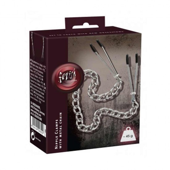 SEXTREME Bosomchain Metal Nipple Chain