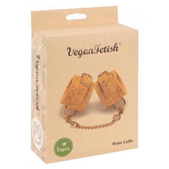 Vegan Fetish Wrist Cuffs