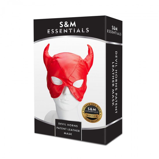 S&M Essentials Devil Horns Leather Mask